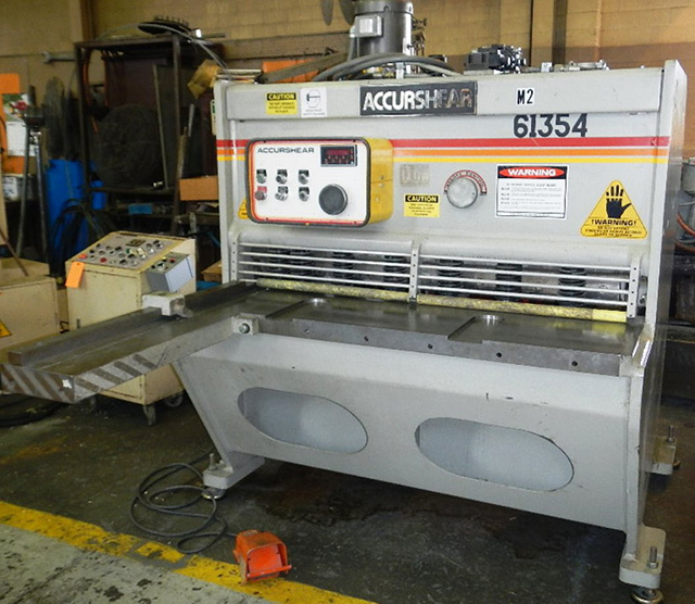 10 GA x 4' ACCURSHEAR ... SHEET METAL SHEAR